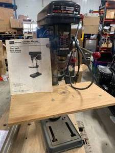 lot 14 image: Craftsman 10 Inch Benchtop Drill Press Works Great