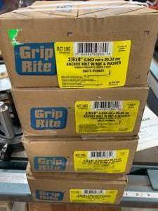 lot 17 image: 4 Boxes of 38 x 8 Anchor Bolts, Nut & Washer