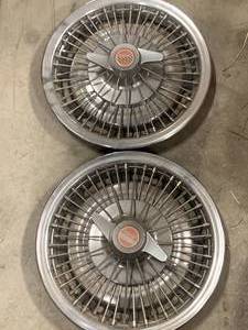 lot 22 image: Lot of Two Pontiac GTO Hubcaps