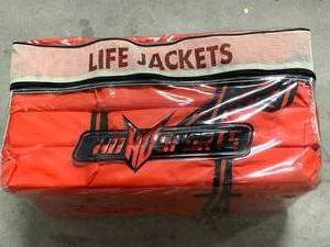 lot 27 image: 4 Pack Type Two Life Jackets