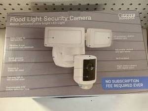 lot 39 image: New In Box FEIT Motion Activated Flood Light Security Camera (Sold $139 Ebay)