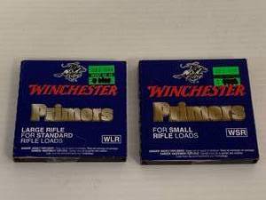 lot 48 image: 200 Winchester Primers 100 Small Rifle And 100 Large (no ship)