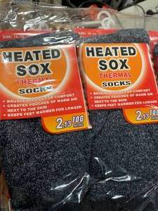 lot 73 image: Lot of Two New Thermal Winter Socks $30 Retail