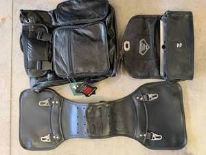 lot 78 image: Lot of 3 Genuine Buffalo Leather Pieces