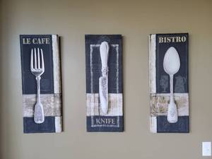 Beautiful 3 Piece Decorative Canvas Painting Set