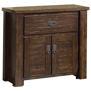 Progressive Furniture Trestlewood Collection Side Table ($450 Value)
