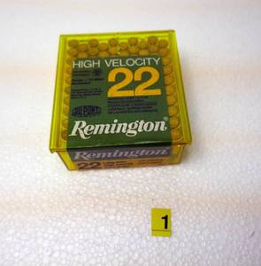 Remington 22 Long rifle box of 100