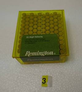 Remington 22 Long rifle box of 100