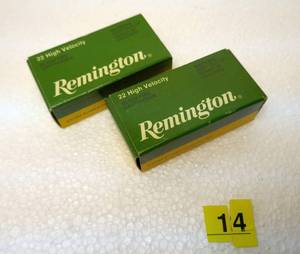 Remington 22 Short Hollow point - 2 boxes of 50