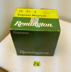 Remington Express Magnum 10 gauge - 3-12 4 shot extra long range - Box of 25