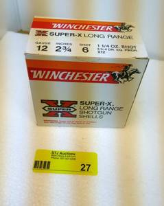 Winchester SuperX long range - 12 ga  2-34 6 shot - box of 25 - Pheasants Forever program - stamped on the shells