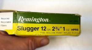 Remington Slugger Hollow Point Rifled Slug - 12 ga box of 5