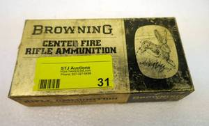 Browning Center fire 22-250 REM - soft point spitzer - box of 20