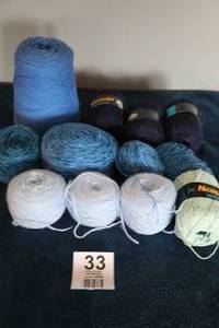 lot 33 image: Twelve Skeins Of Yarn
