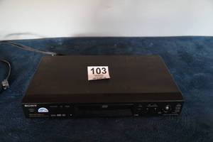 lot 103 image: Sony DVD-Cd-Video CD Player---Has Built In Dolby Digital Decoder