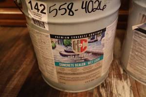 lot 142 image: Two Pails Of Concrete Sealer