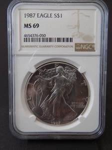 1987 Silver Eagle Dollar
