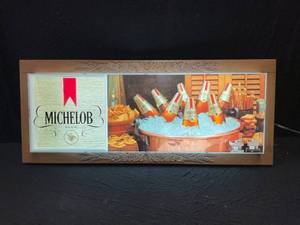 lot 29 image: Michelob light up sign