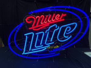 lot 37 image: Miller Lite blue hoops neon, medium