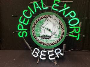 lot 43 image: Special Ex, Special Export Beer neon