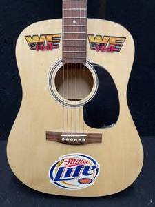 lot 45 image: Miller Lite  We Fest accoustic guitar