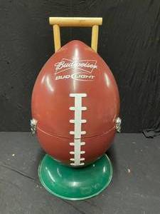 lot 50 image: Budweiser  Bud Light football shaped tailgating grill