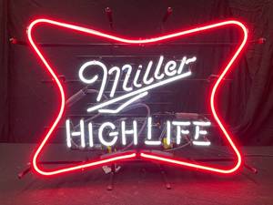 lot 55 image: Miller High Life neon