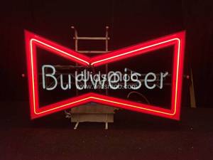 lot 66 image: Budweiser bowtie neon