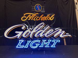 lot 67 image: Michelob Golden Light neon