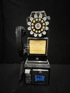 lot 97 image: Payphone - plastic replica of old dial payphone