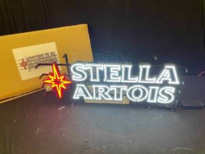 lot 130 image: Stella Artois LED sign, NIB