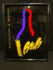 lot 148 image: B&B Benedictine and Brandy internally lit plastic sign