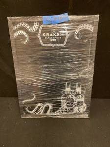 lot 153 image: The Kraken Black Spiced Rum chalkboard