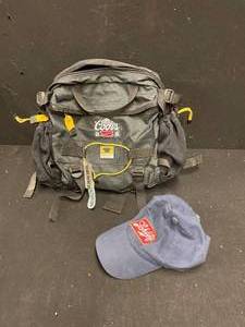 lot 199 image: Coors bag and Schlitz baseball cap