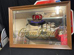 lot 144 image: Crown Royal mirror