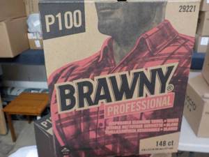 4 boxes Brawny professional cleanin...