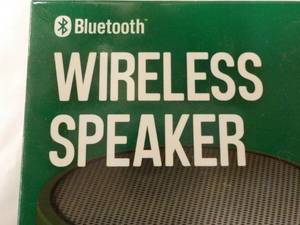 Bluetooth wireless speaker...
