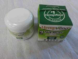 Hempvana 4oz jar pain relief cream...