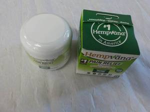 Hempvana 4oz jar pain relief cream...