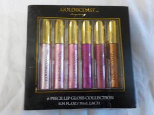 6 piece lip gloss collection...