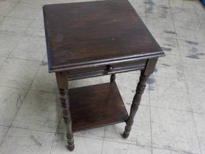 wood end table 16 square 29 tall ...