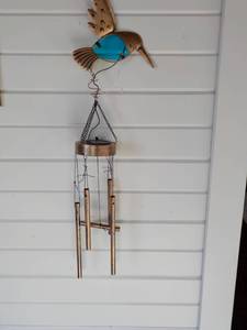 hummingbird LED wind chime...