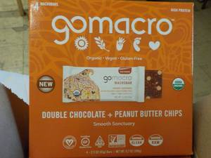 28 gomacro double chocolate and pea...