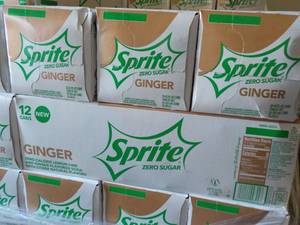 4- 12 packs of Sprite Ginger zero s...