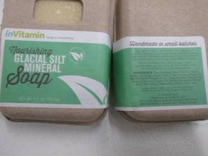 4 Bars inVitamin nourishing glacial silt mineral soap