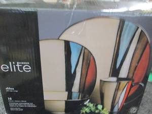 elite gibson 16 piece stoneware din...