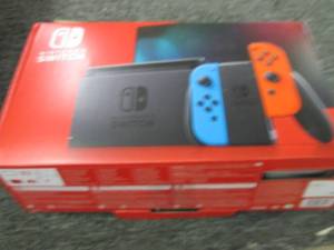 nintendo switch powers on ...