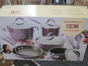 rachel ray cucina 8 pc set hard ena...