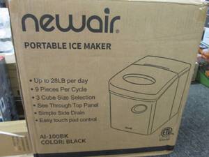 neweair portable ice maker up to 28...