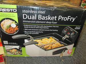 presto stainless steel dual basket ...